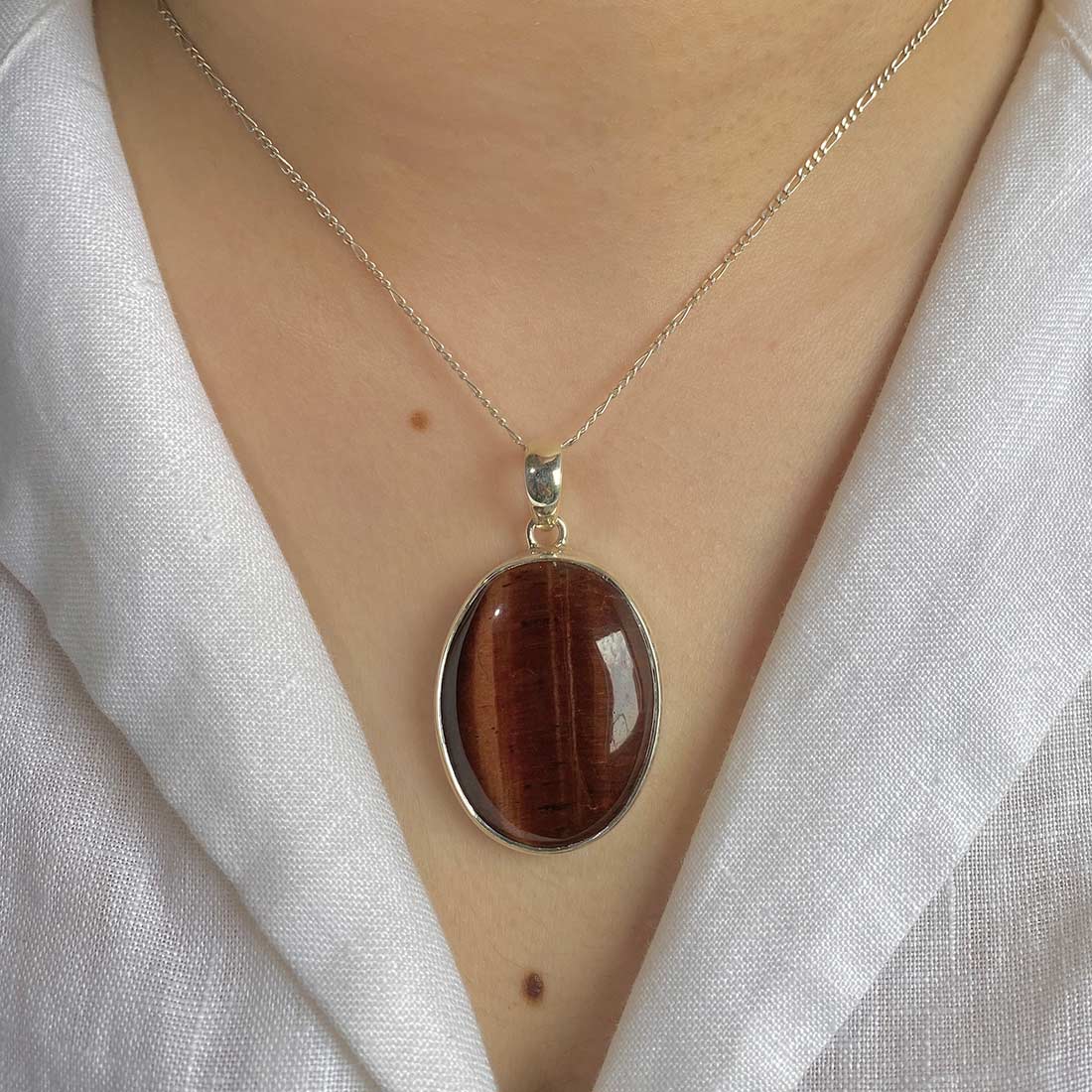 Red Tiger Eye Pendant-(RTE-P-5.)